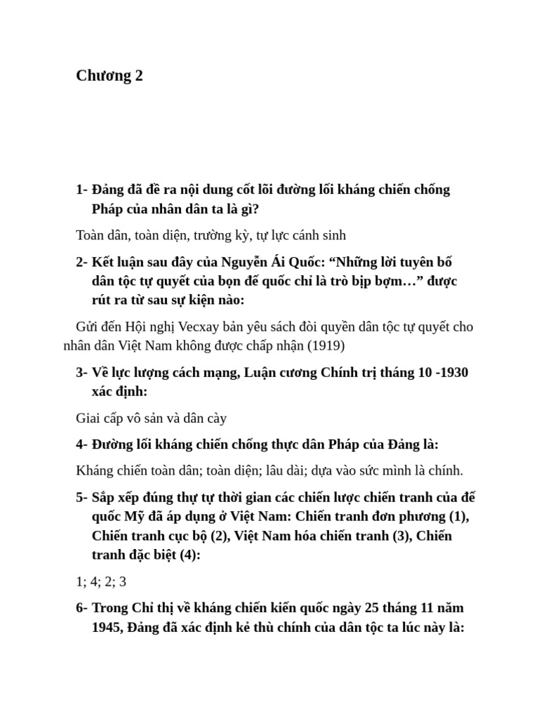 Ôn Tập LSD Chương 2, 3 | PDF