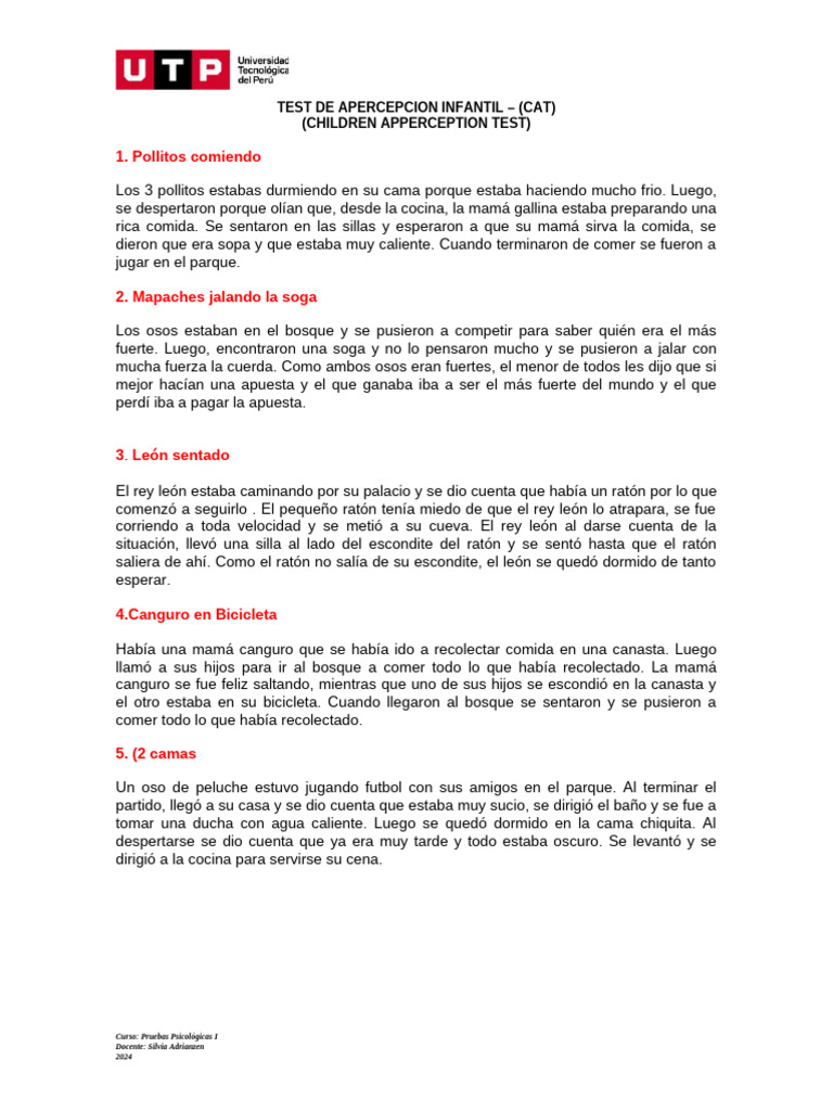 Cat Protocolo | PDF