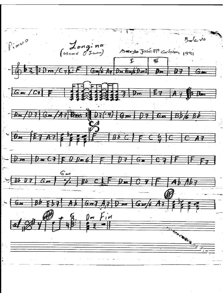 Bolero Oscar de Leon Longina PDF