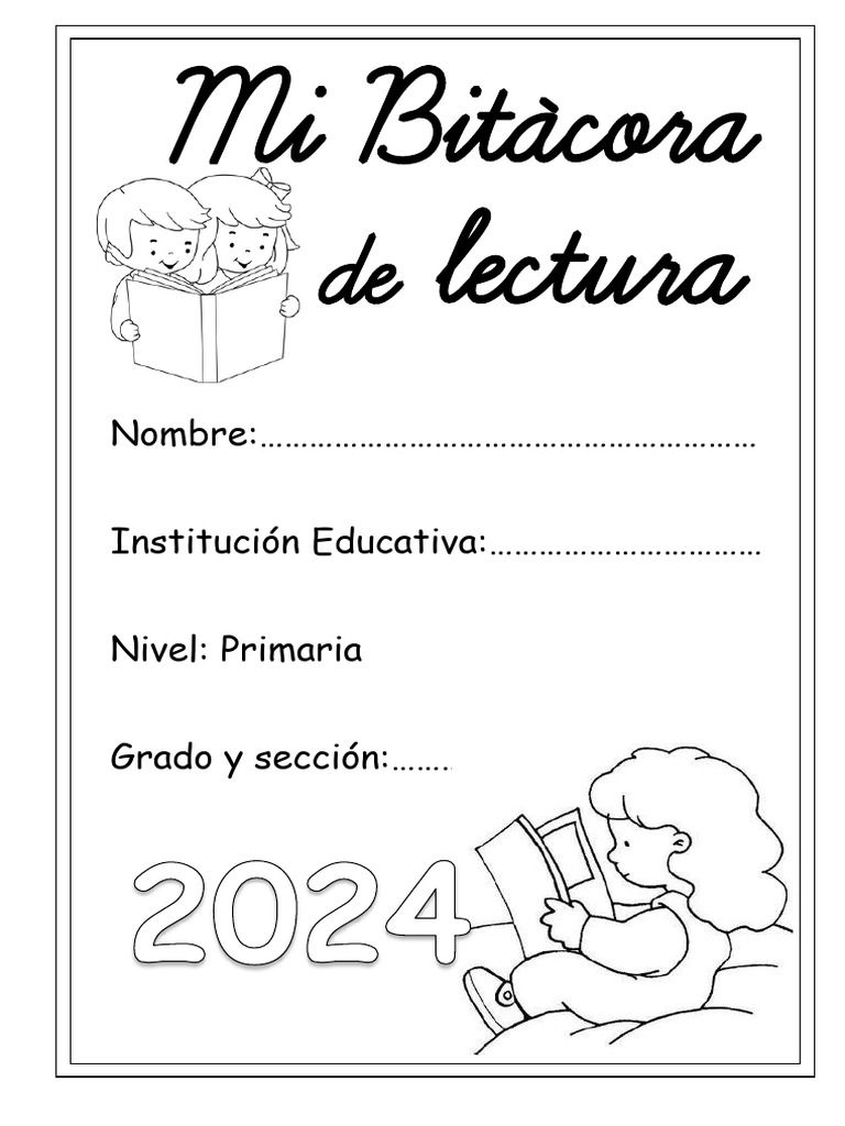 Bitácora de Lectura para Primaria | PDF