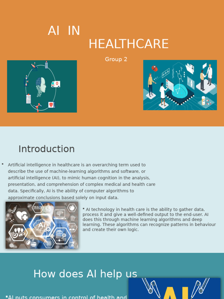 AI Applications in Healthcare Solutions | PDF | Artificial Intelligence ...
