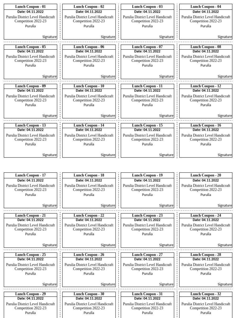Coupon pdf