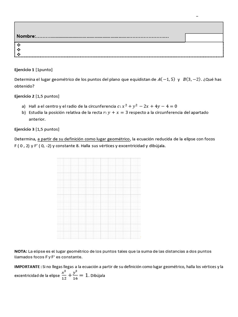 1ºbac C - Mat L Ex3 - 2 Evaluación | PDF | Métodos y materiales de ...