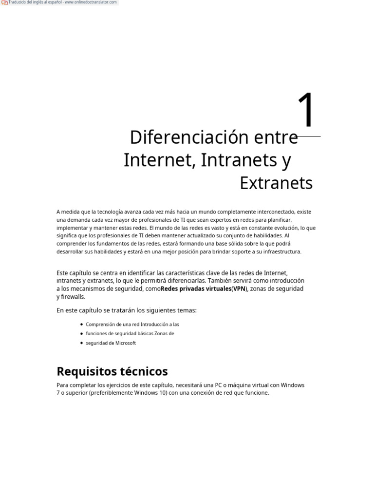 Cap 1-Networking Fundamentals de Gordon Davies - Differentiating ...