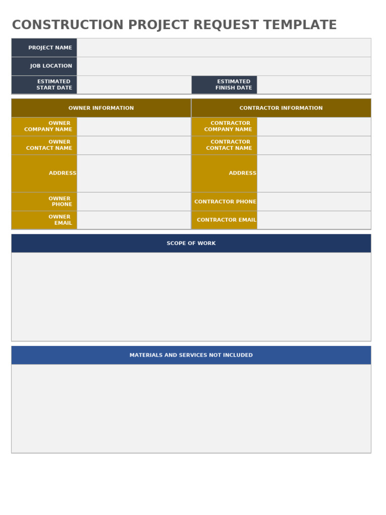 IC Construction Project Request 11348 | PDF