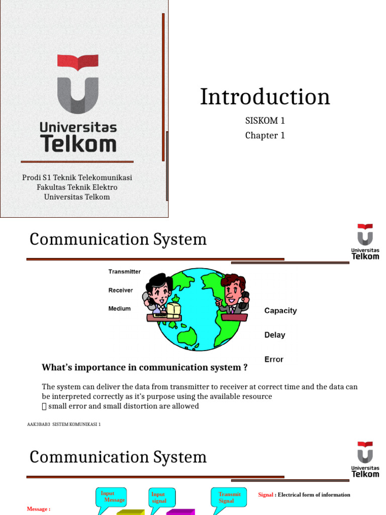 Overview of Communication Systems | PDF | Bandwidth (Signal Processing ...