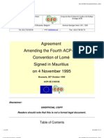 Cotonou Agreement & Lome IV