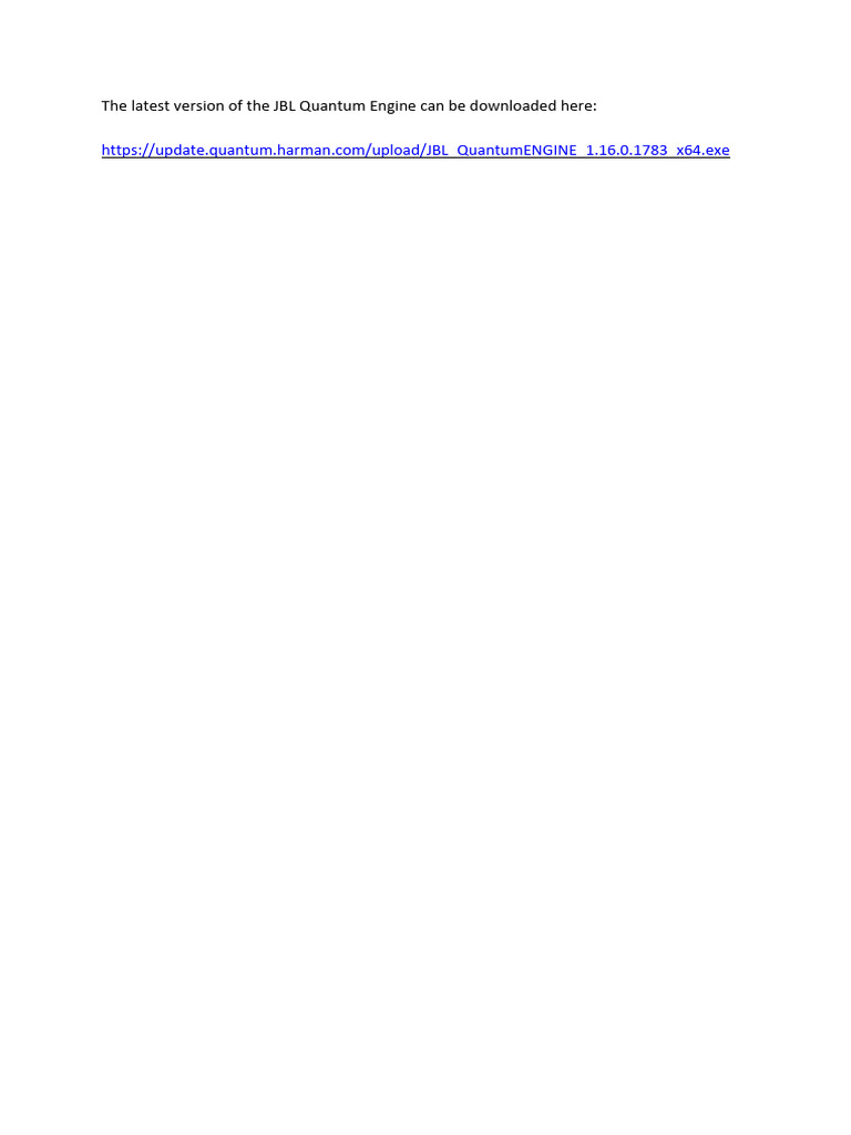 Download JBL Quantum Engine 1.16.0 | PDF