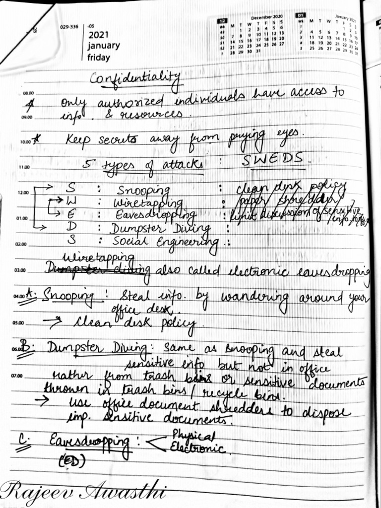 ISC2 Certificate in Cybersecurity Notes 1722095199 | PDF