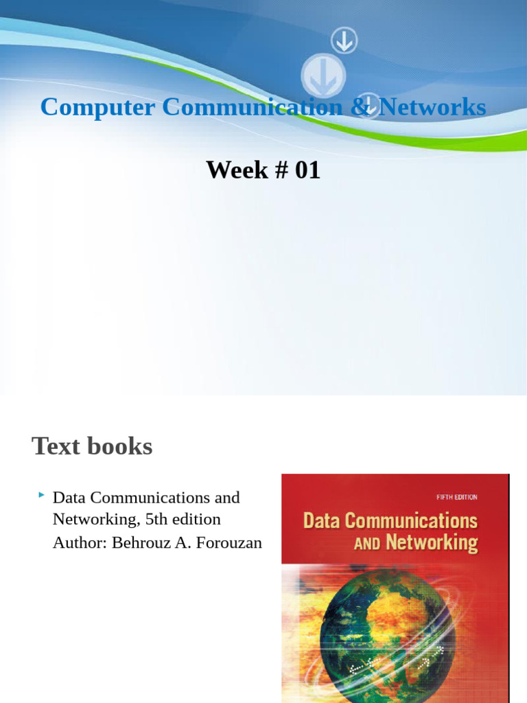 Data Communication Course Overview | PDF | Computer Network | Network ...