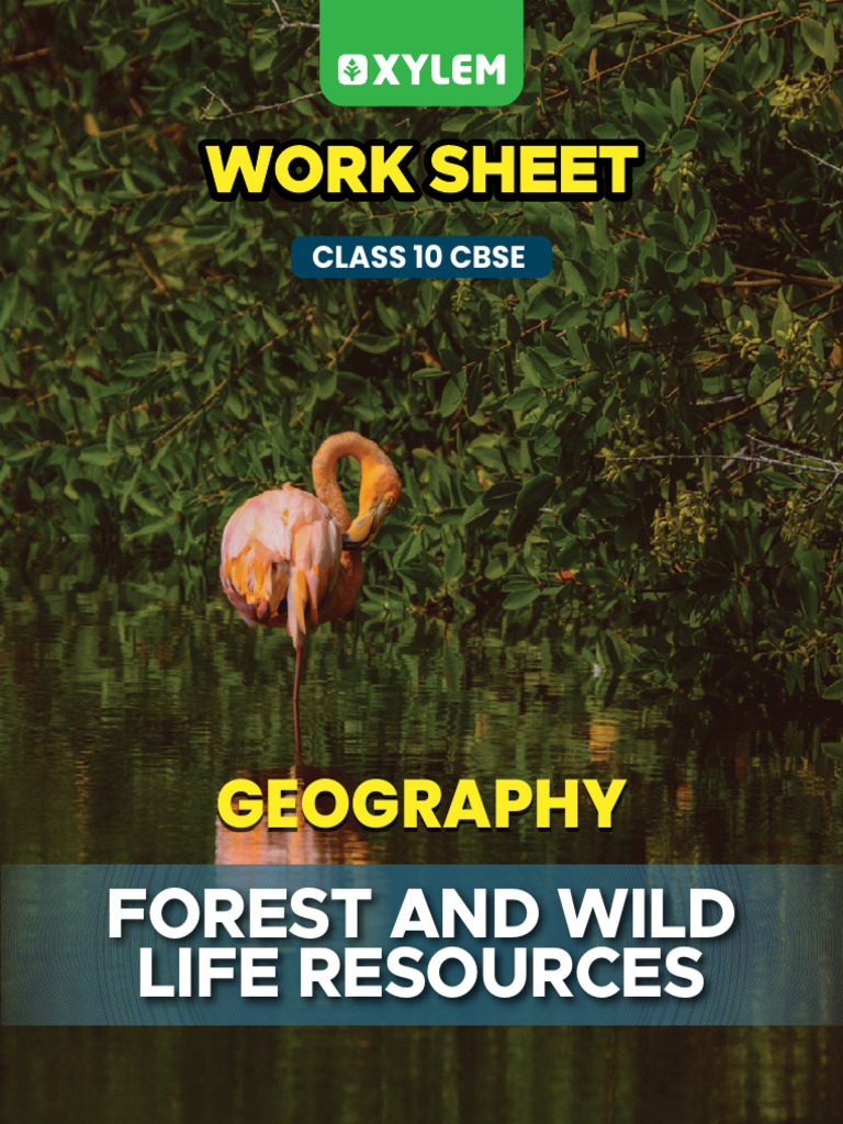 WORK SHEET - FOREST AND WILDLIFE RESOURCES __ DPP __ PDF | PDF | Tiger ...