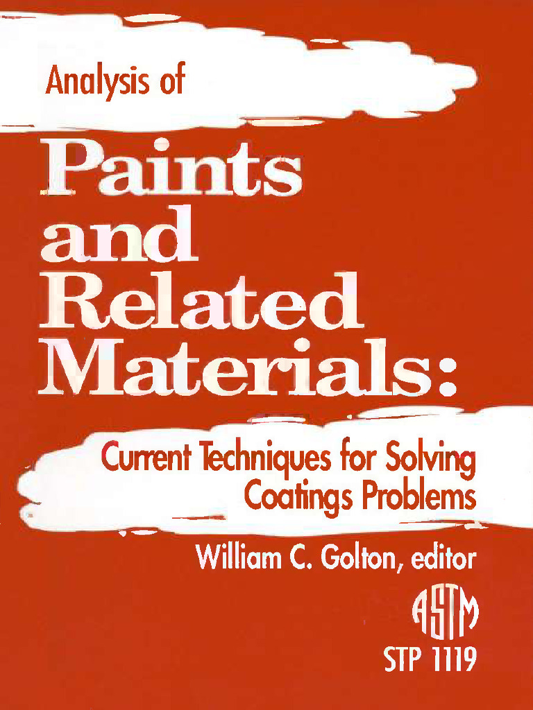 Analysis of Paints and Related Materials | PDF