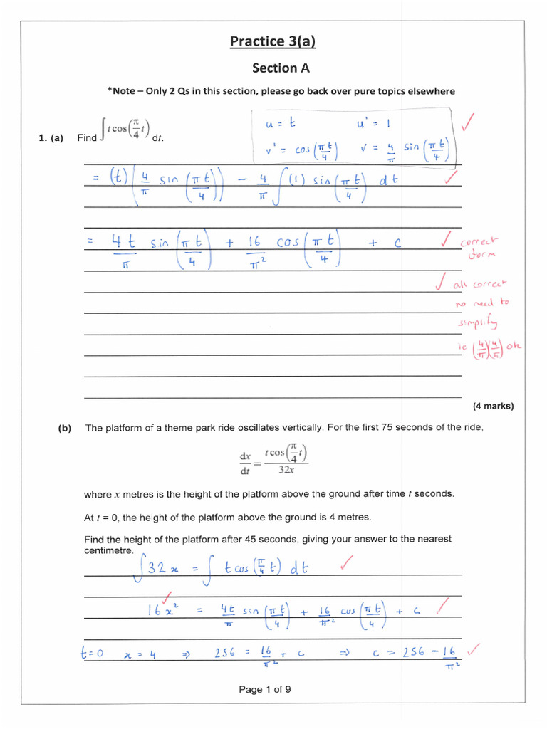3 (A) Solutions | PDF