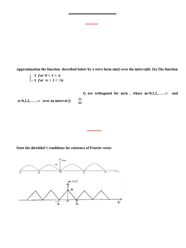 Signal & Systems Impartment | PDF | Laplace Transform | Spectral Density