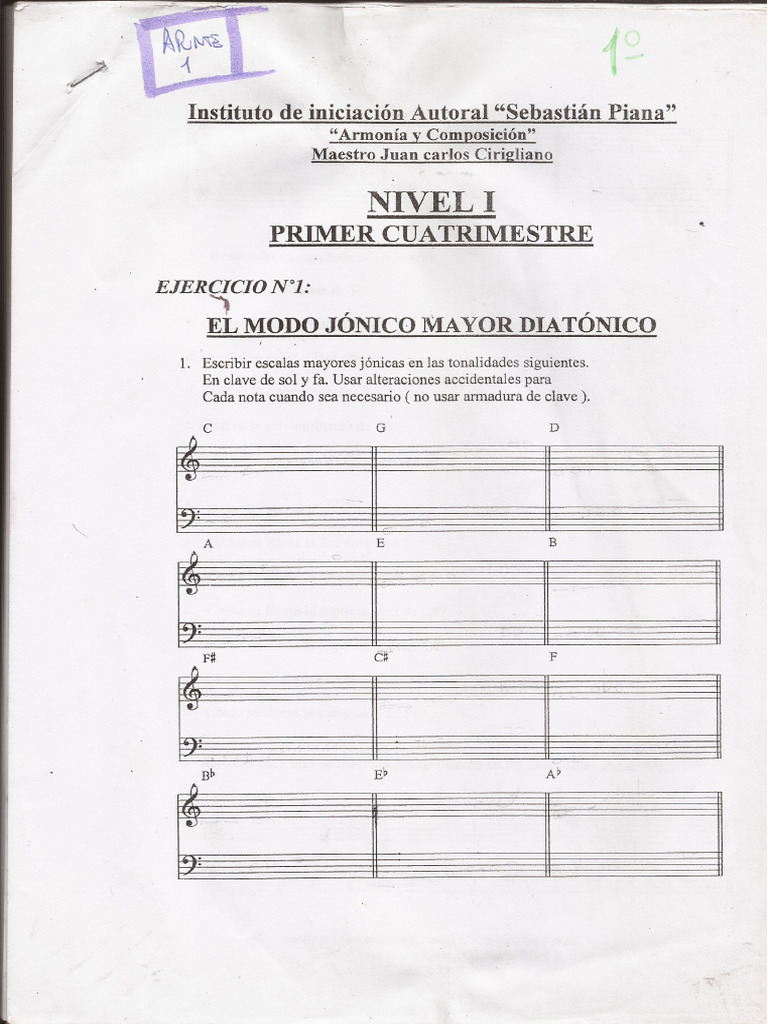 1ro Apunte 1 Ejercicios Pdf