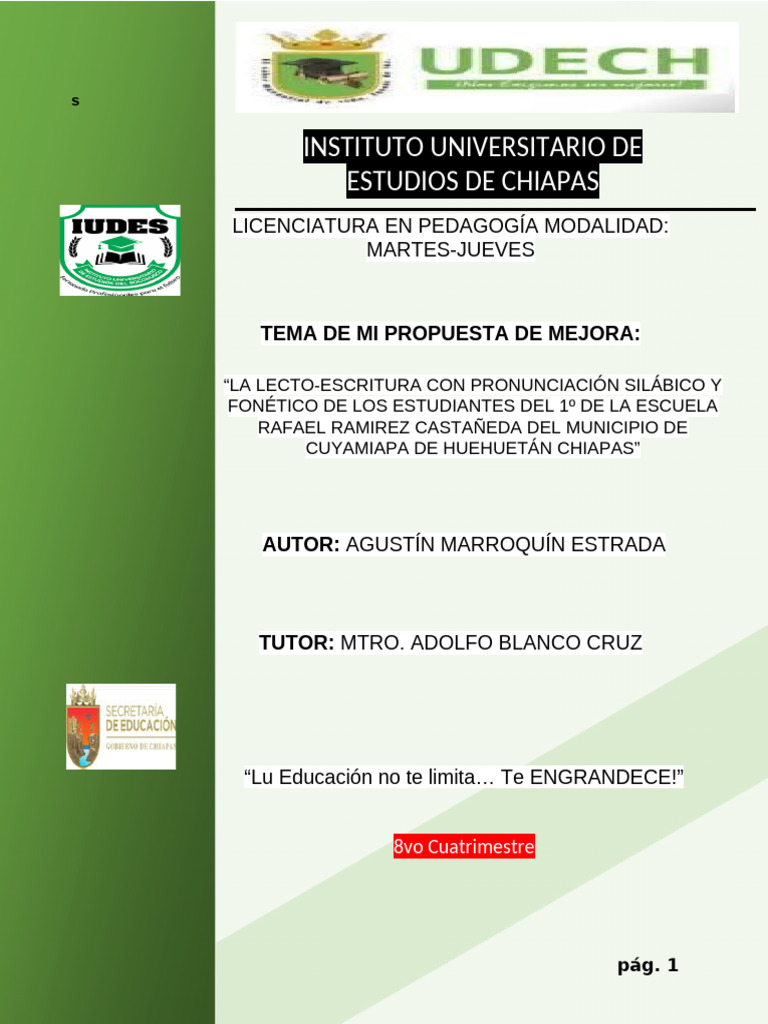 Mi Propuesta de Mejora | PDF | Análisis FODA | Evaluación