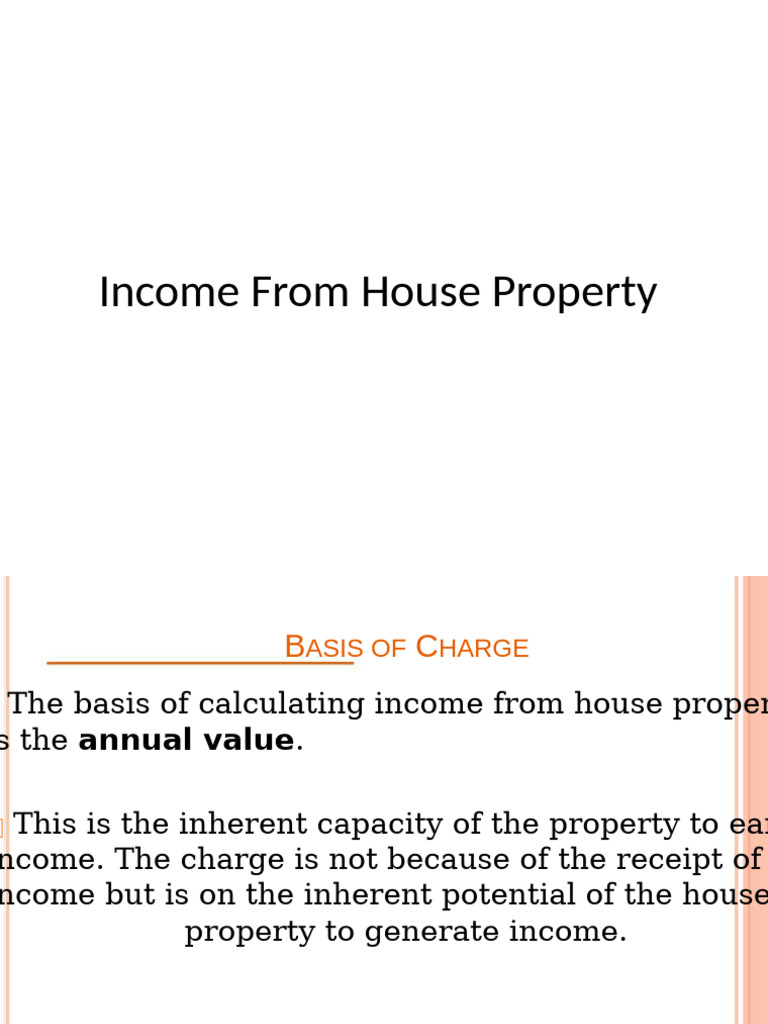 Incomefromhouseproperty 160510182444 3821584789682817 | PDF | Taxes ...