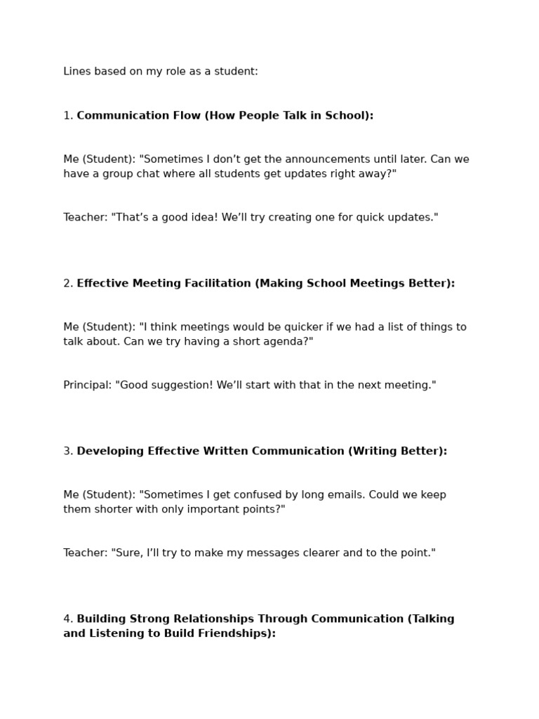 COMMUNICATION SKILLS GUIDELINES visual data 3