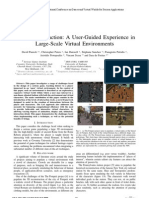 Levels of Interaction A User-Guided Experience InLarge-Scale Virtual Environments