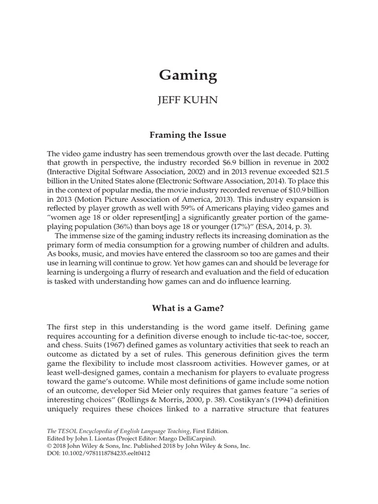 Understanding Digital Game-Based Learning | PDF | Second Language ...