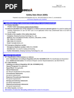 Lidl W5 Glass Cleaner Safety Data Sheet | PDF | Toxicity | Firefighting