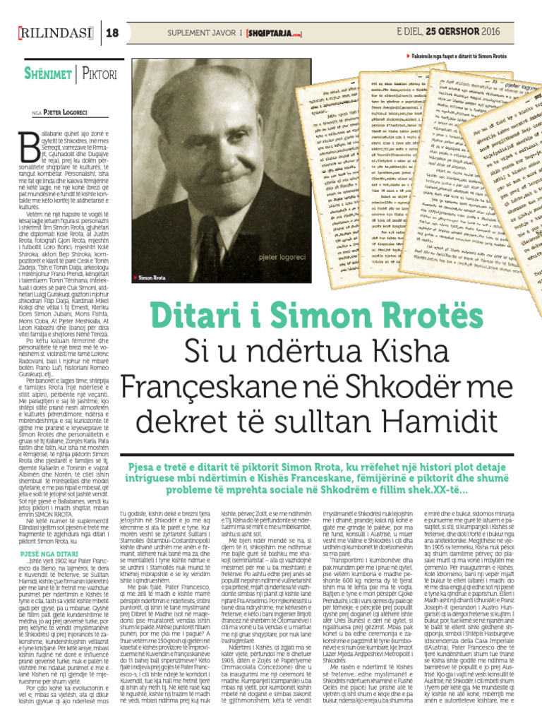 67 Rilindasi 25qershor2017 Simon Rrota3 | PDF