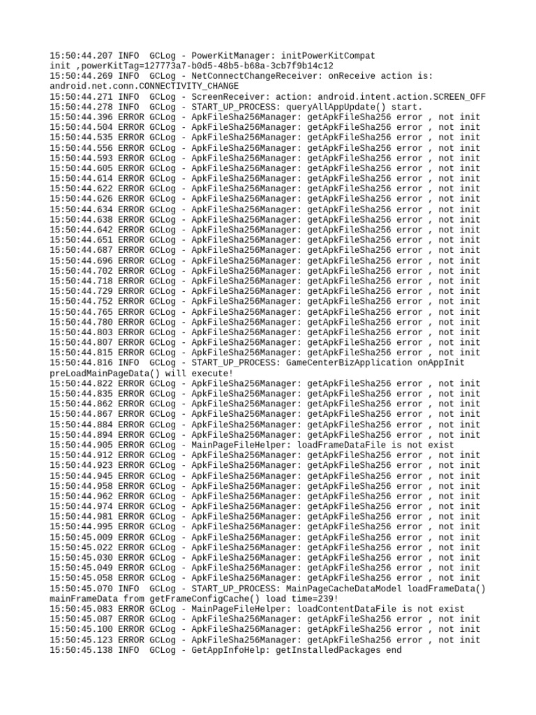 PowerKitManager Initialization Log | PDF | Software Engineering ...