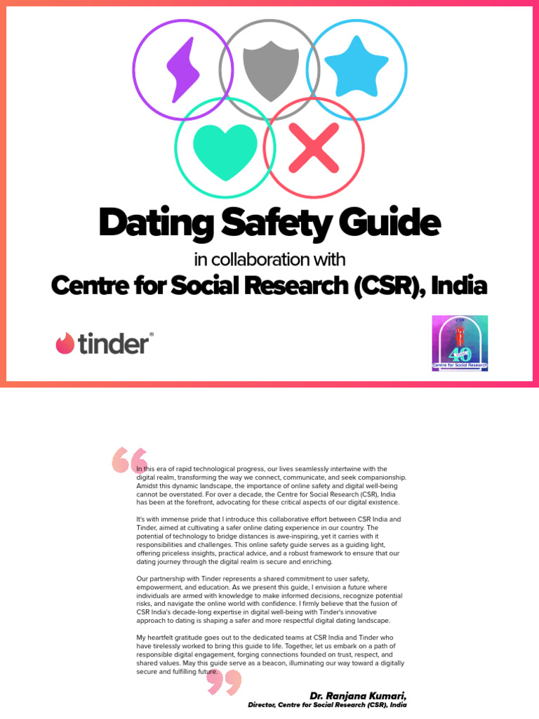 Dating Safety Guide India | PDF | Tinder (App) | Nonverbal Communication