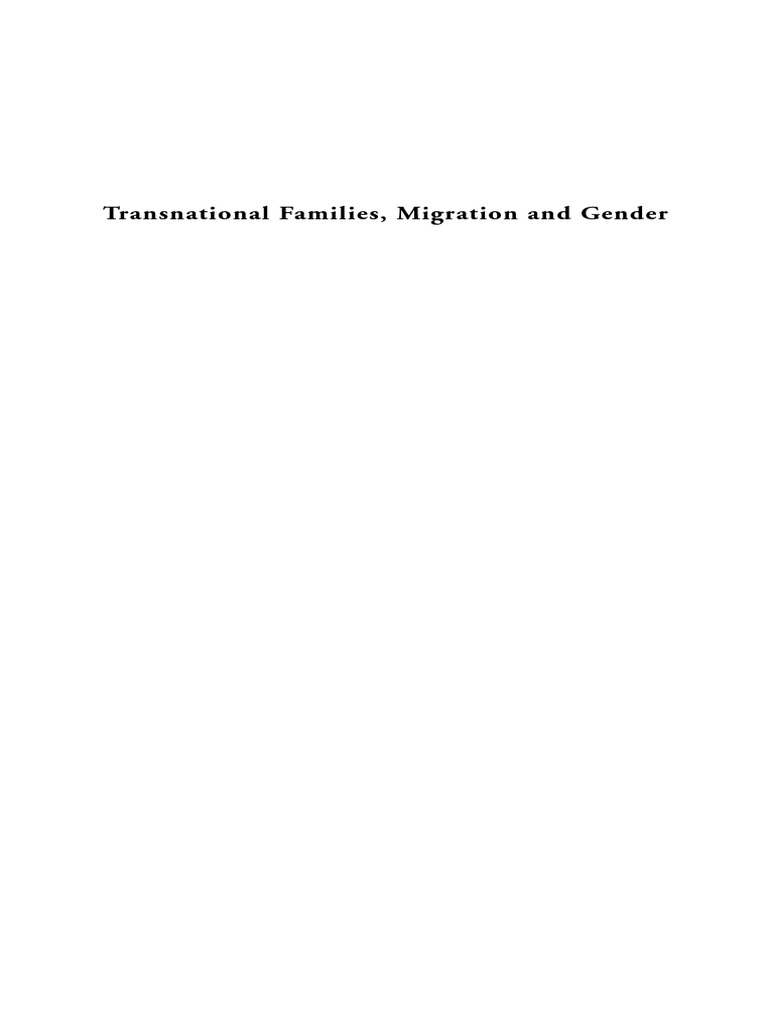 Migration and Gender - Moroccan Awomen in Italy and Spain | PDF ...