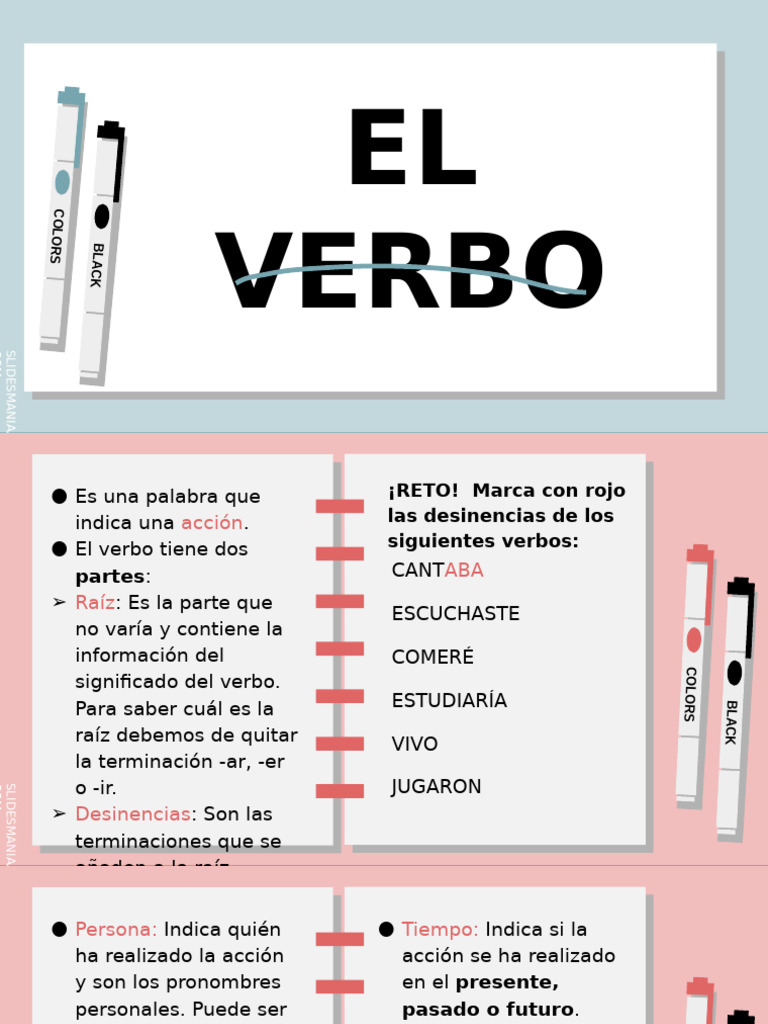 El Verbo | PDF | Verbo | Gramática