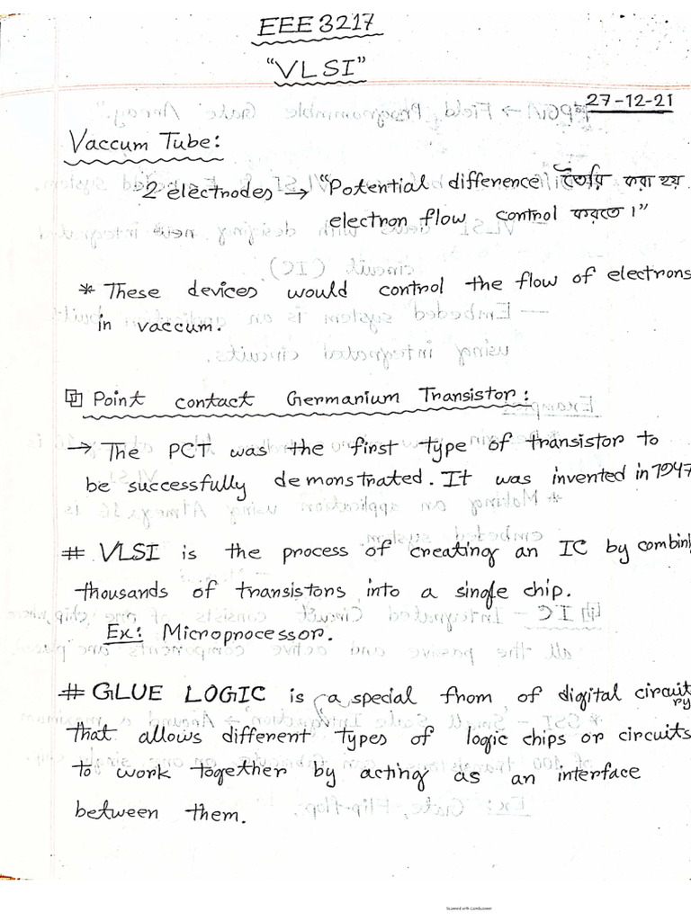 VLSI Note Adibubu | PDF
