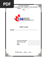 Bìa mẫu IUH | PDF