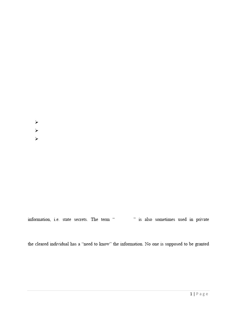 Tittle Final Project Group1 | PDF | Security Clearance | Information ...