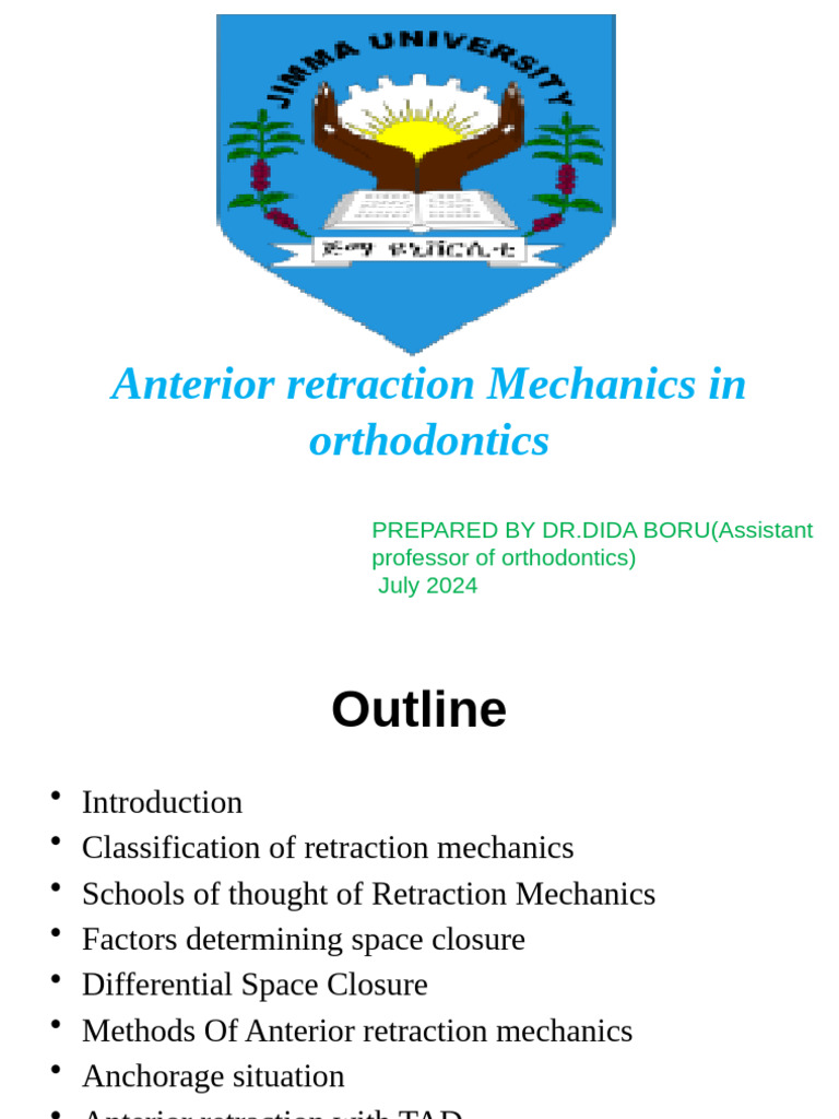 Anterior Retraction Mechanics in Orthodontics | PDF | Orthodontics | Tooth