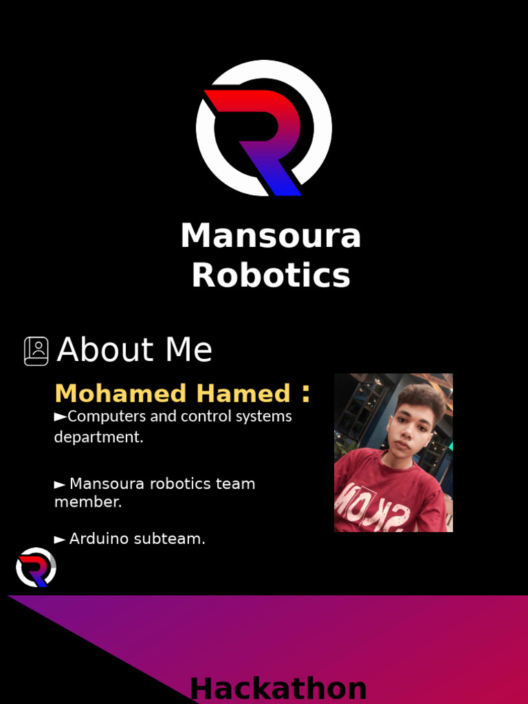Mansoura Robotics Hackathon Overview | PDF | Electric Motor ...