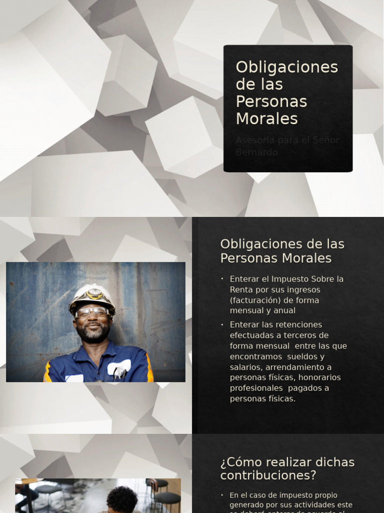 Obligaciones Fiscales Personas Morales | PDF