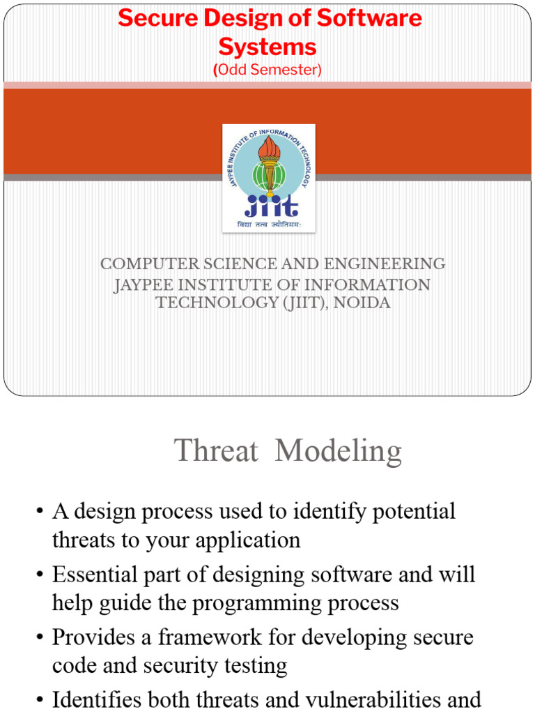 Threat Modelling Original | PDF | Security | Computer Security