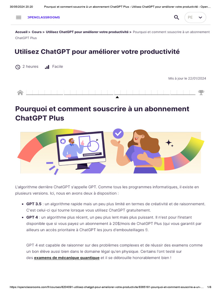 Abonnement ChatGPT Plus : Guide Pratique | PDF | Fusion nucléaire ...