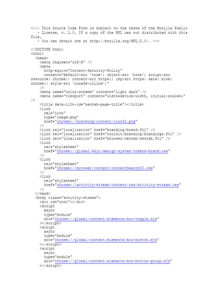 Web Developers' HTML Template | PDF