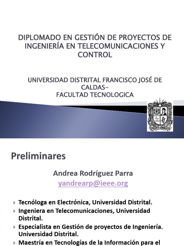 Clase 1 Gestión de Proyectos | PDF | Planificación | Gestión de ...