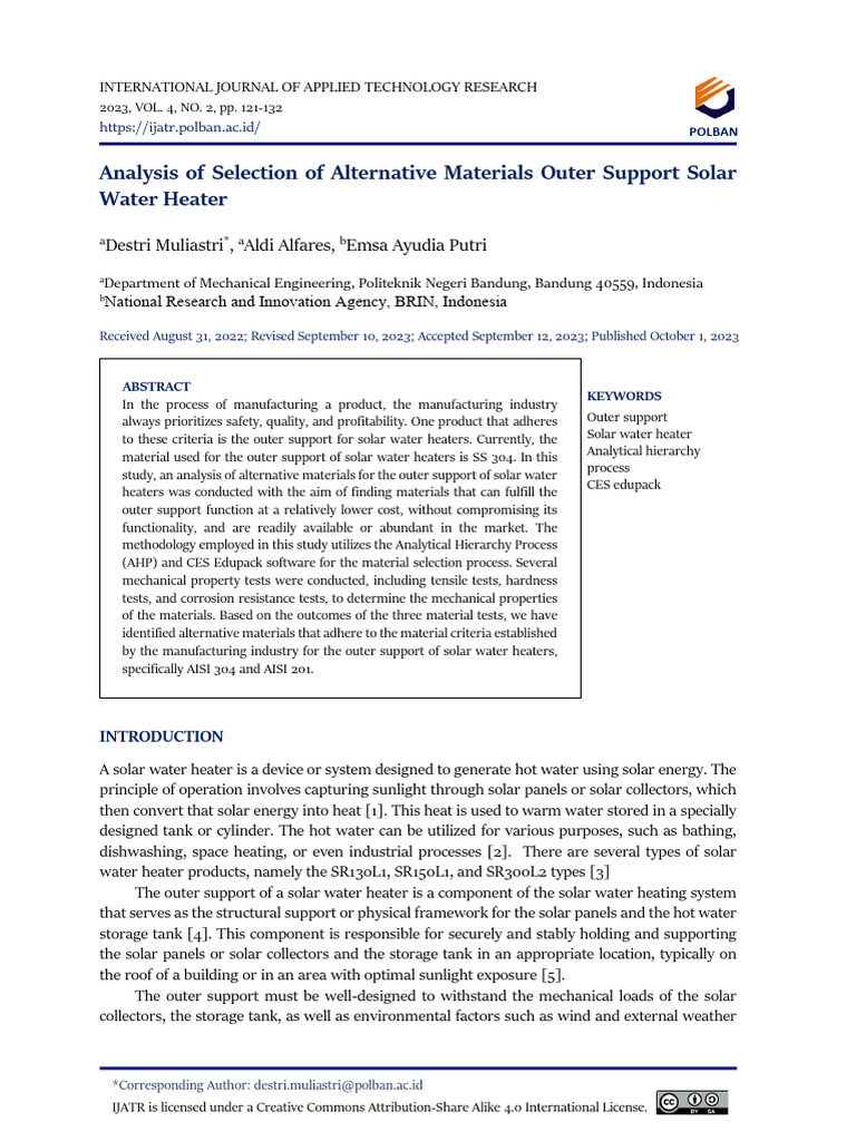 Curated visual reference: Gallery Detail: Analysis Of Selection Of Alternative Materials Out Pdf
