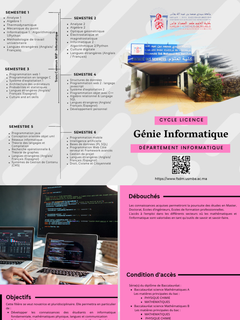 Tronc Commun en Informatique au Maroc | PDF | Programmation ...