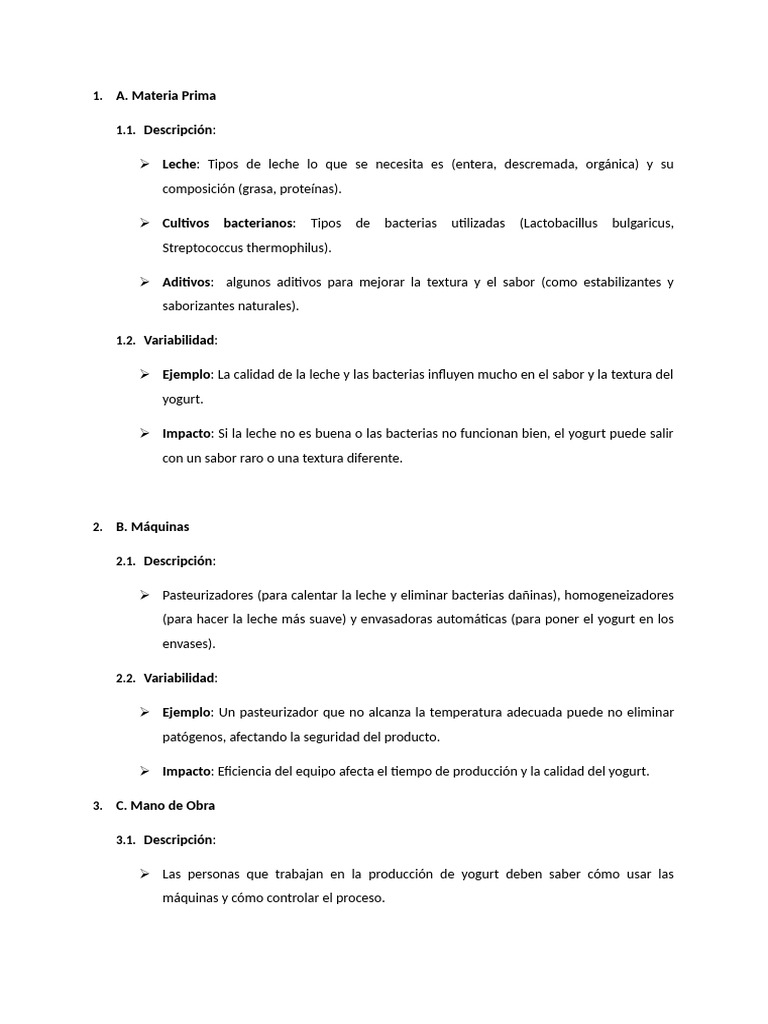 Trabajo 1333333 | PDF | Yogur