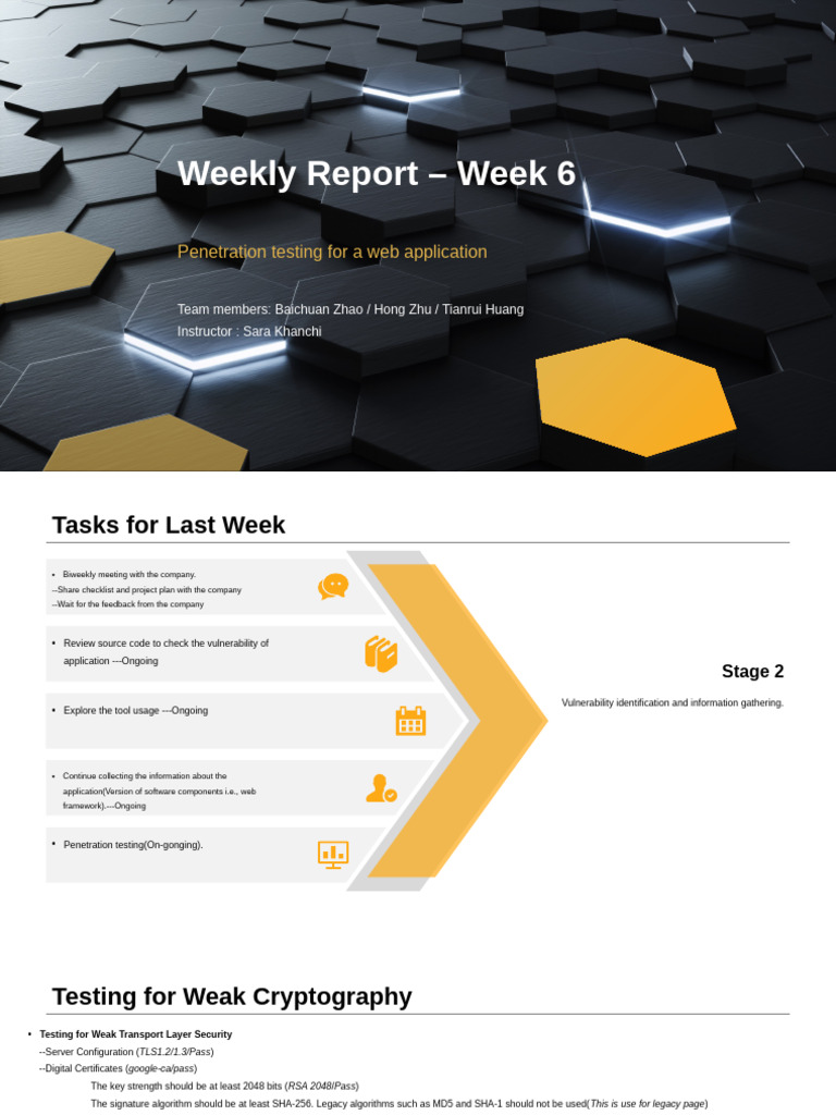 Weekly Report - W6 | PDF | Transport Layer Security | Computer Engineering