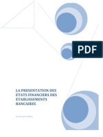 Les États Financiers Des Établissements Bancaires Se Composent Du Bilan