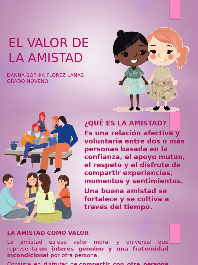 El Valor de La Amistad | PDF | Salud y bienestar