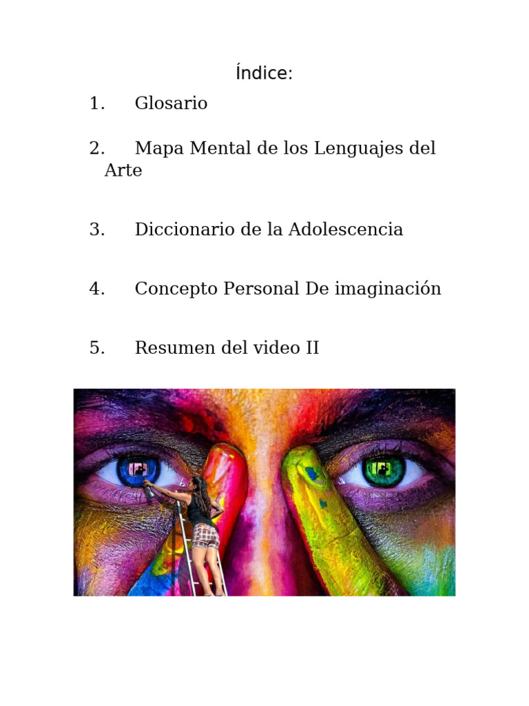 Índice Juanpa | PDF | Artes del Lenguaje y Comunicación | Estudios de ...