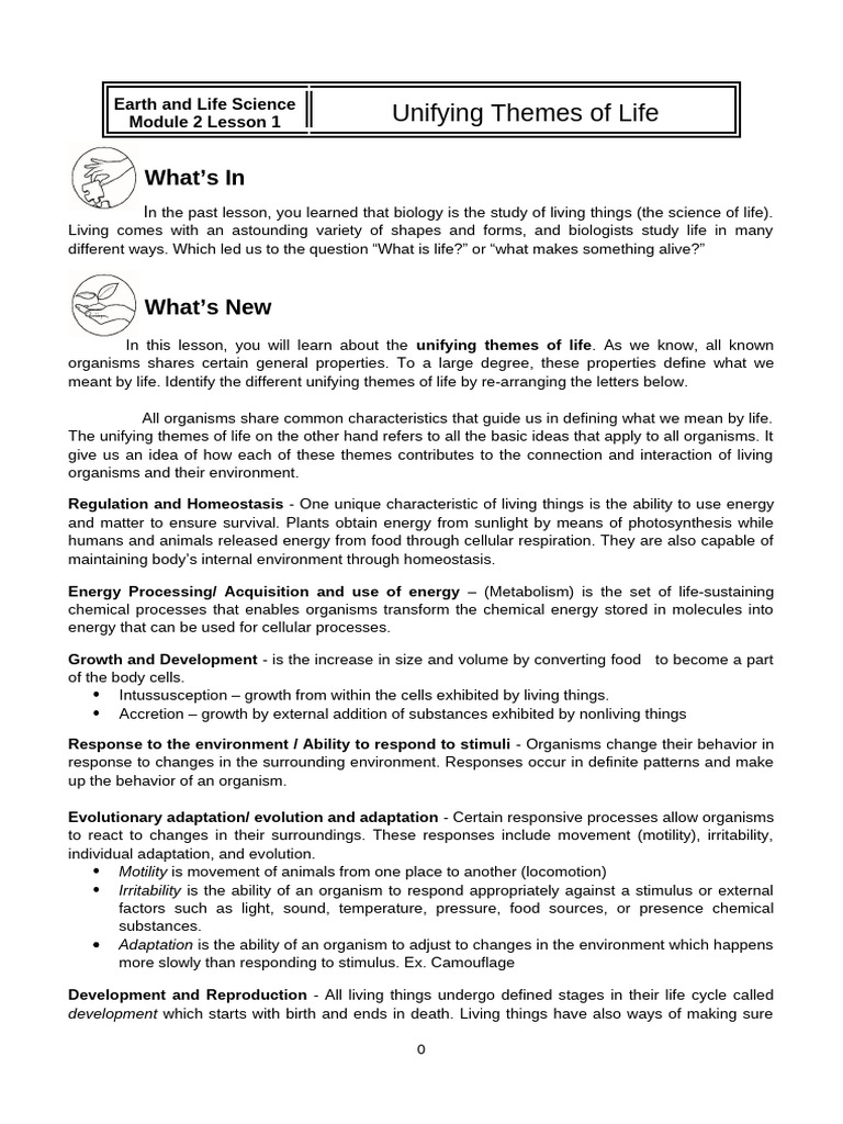 Second Notes Pdf Life Organisms