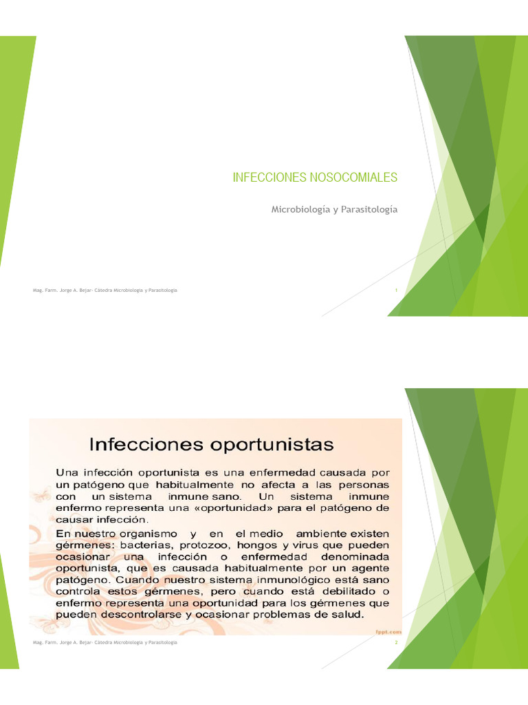 Infecciones Nosocomiales X2 Pdf