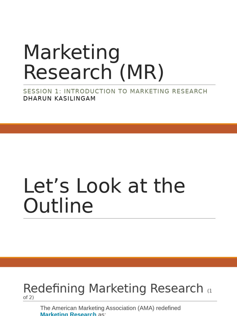 Introduction to Marketing Research Concepts | PDF | Marketing Research ...